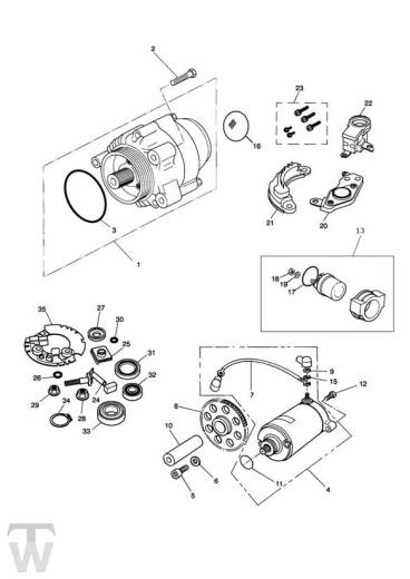 Anlasser Lichtmaschine - Trident