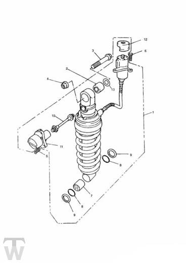 Federbein ab FIN051976 - Trident