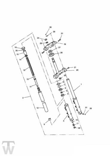 Telegabel ab FIN044302 - Trident