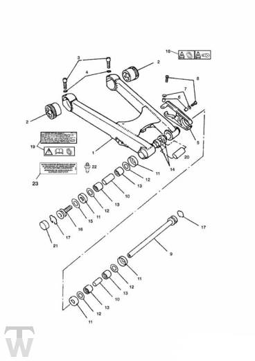 Swingarm - Trident