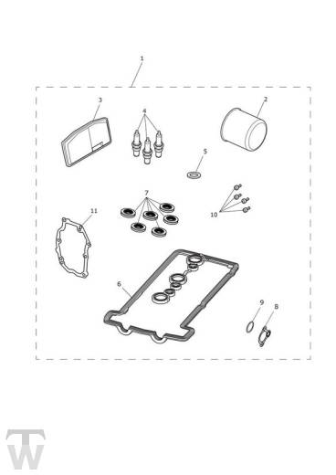 Servicekit - Street Triple 765 RS