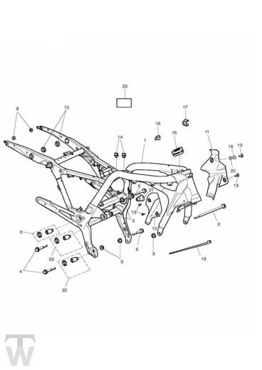 Hauptrahmen - Rocket III
