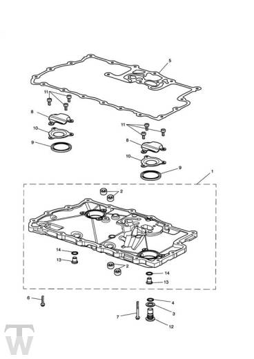 Ölwanne ab Motor217501 - Rocket III