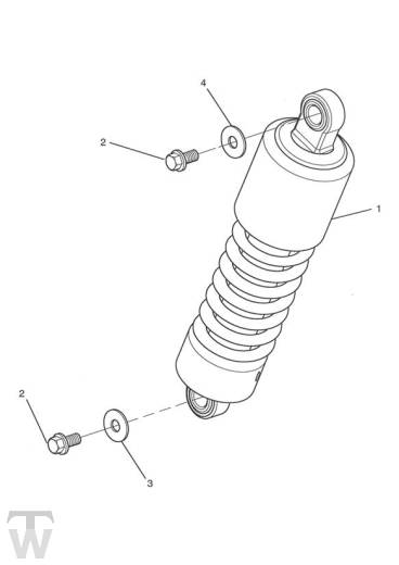 Federbeine - Rocket III Roadster