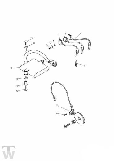 Engine Management up to VIN111989 - Legend TT