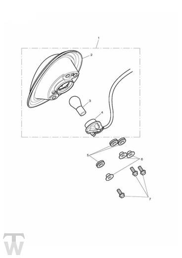 Heckleuchte - Rocket III Touring