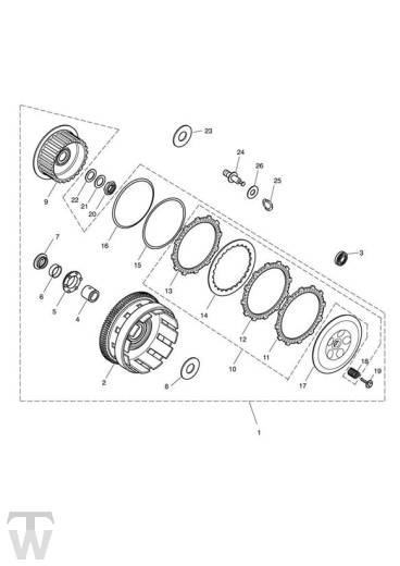Kupplung - Rocket III Touring
