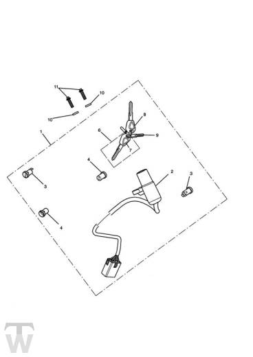 Zündschloss bis FIN574820 - Rocket III Touring