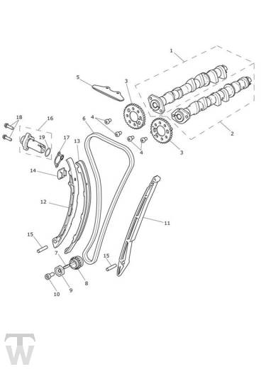 Camshafts Timing Chain - Explorer XCA