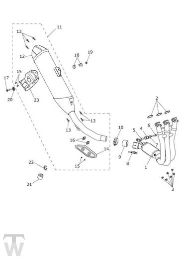 Auspuff STANDARD - Explorer XCx
