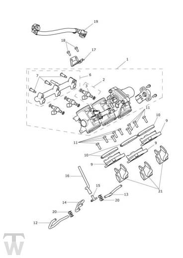 Drosselklappen Einspritzung - Explorer XR