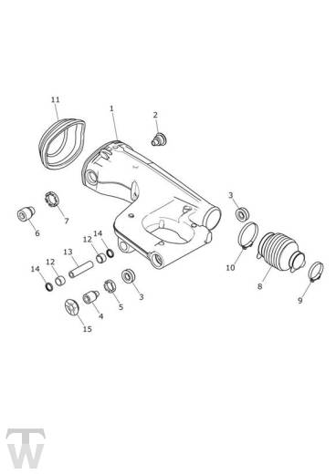 Swingarm - Tiger Explorer XC