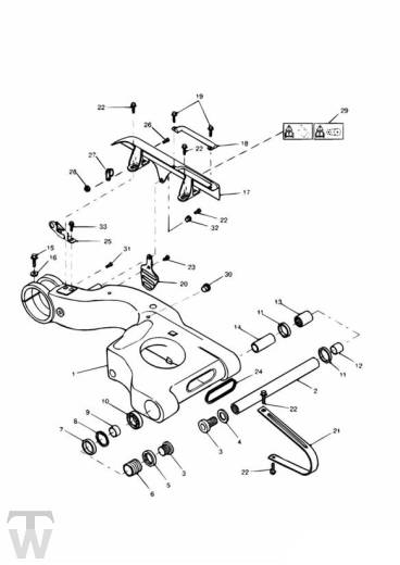 Schwinge - Speed Triple 885 955 bis FIN141871