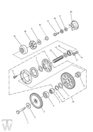 Sprag Clutch - Speed Triple Carburator