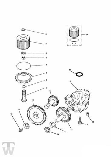 Oilpump Lubrication - Speed Triple Carburator