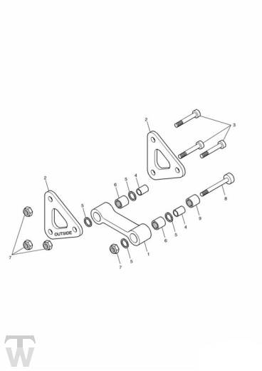 Federbein Umlenkung - TT600