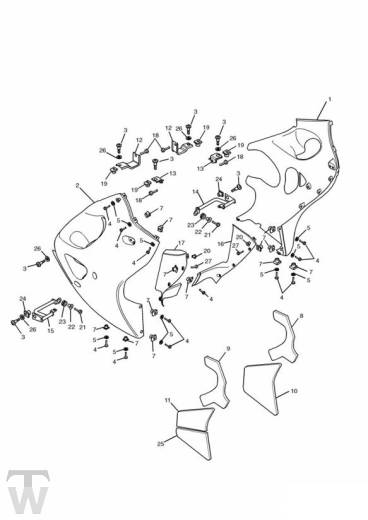Seitenverkleidung - TT600