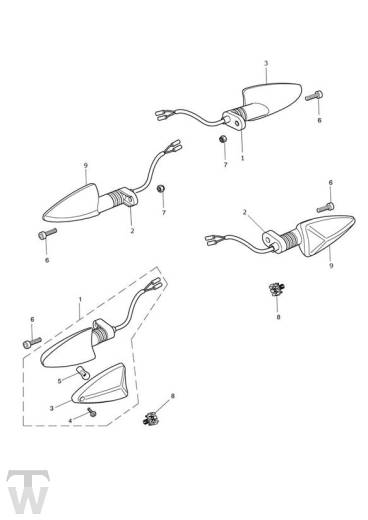 Blinker - Speed Triple 1050 ab FIN461332