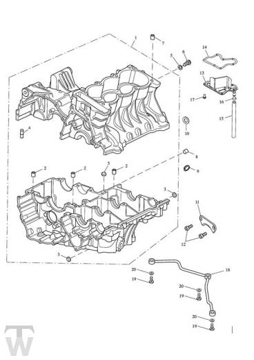 Motorgehäuse - Sprint ST 1050