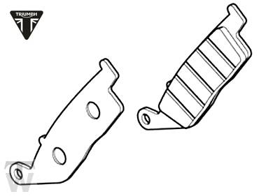 Brake Pads front  Tiger 800