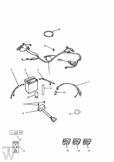 Hauptkabelbaum Elektrik - Adventurer bis FIN71698