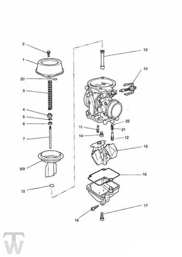 Vergaserteile Mikuni CH(Swiss) - Adventurer bis FIN71698