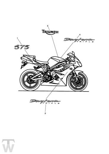 Dekor bis FIN317417 - Daytona 675 bis FIN381274