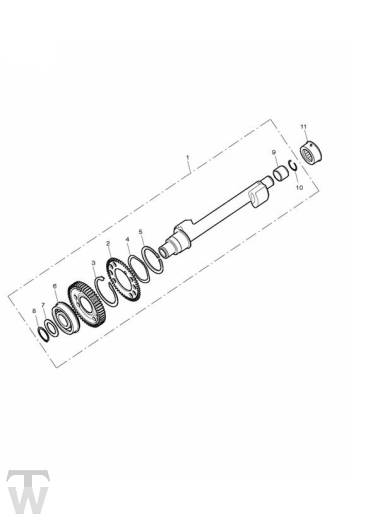 Balancer Shaft - Tiger 800 XC