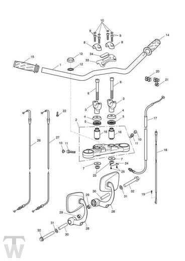 Lenker Schalter - Thruxton 900 EFI