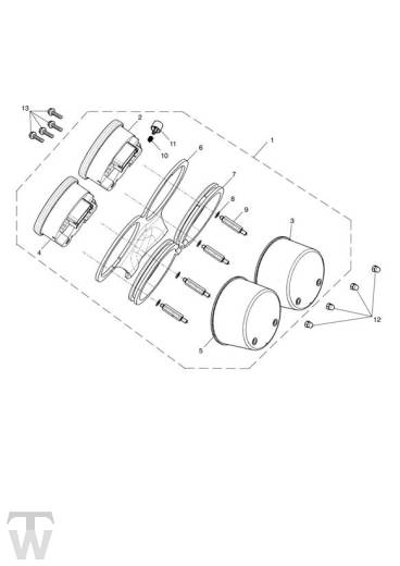 Instrumente ab FIN451500 und SE - Thruxton 900 EFI