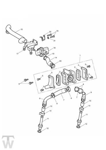 Sekundärluftsystem - Thruxton 900 EFI