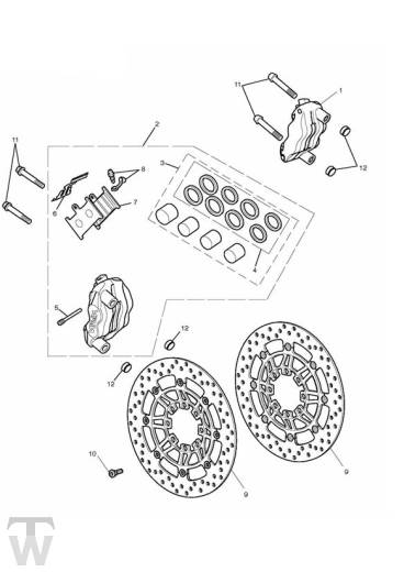 Break front - Daytona 675 from VIN564948