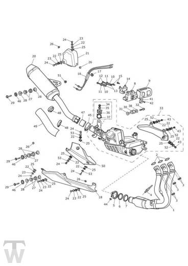 Auspuff nur JP & BR - Daytona 675 ab FIN564948