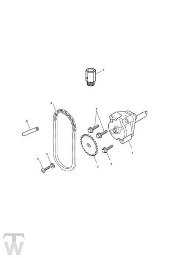 Ölpumpe - Speed Triple 1050 bis FIN333178