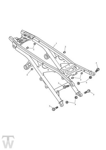 Heckrahmen - Speed Triple 1050 ab FIN333179