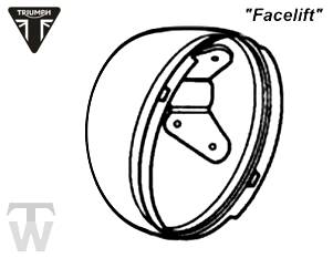 Hauptscheinwerfer links Speed Triple 1050 ab FIN333179