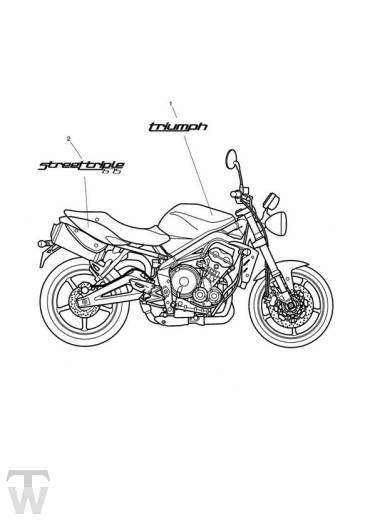 Dekor ab FIN480782 - Street Triple bis FIN560476