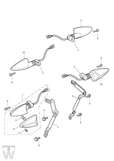 Blinker - Street Triple bis FIN560476