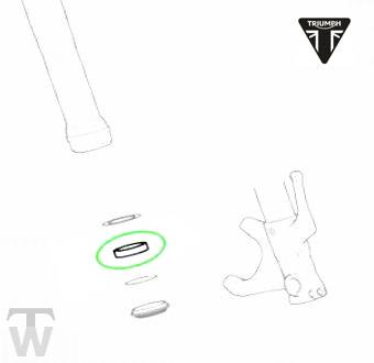 Gabelsimmerring Bonneville T120 bis AC6129