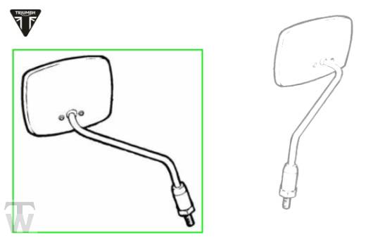 Spiegel rechts Adventurer bis FIN 71698