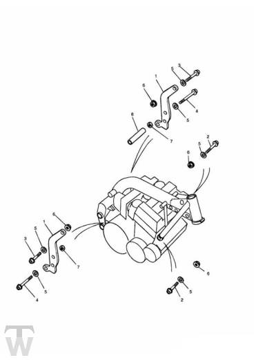 Motor Halter - Adventurer ab FIN71699