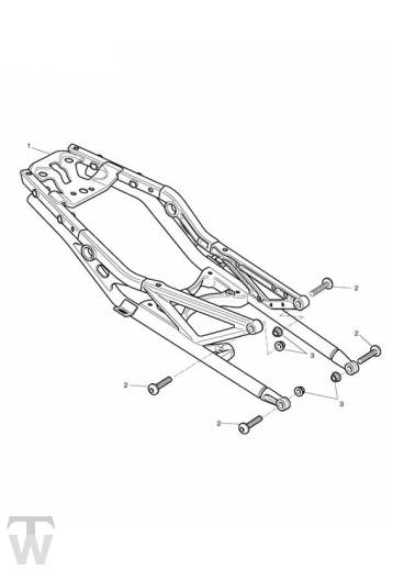 Heckrahmen - Street Triple R bis FIN560476