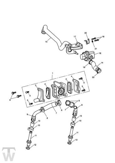 Sekundärluftsystem ab FIN317247 - Thruxton Vergaser