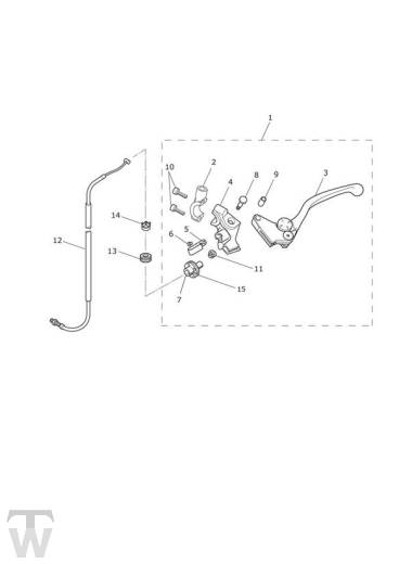 Kupplungsarmatur - Street Triple ab FIN560477