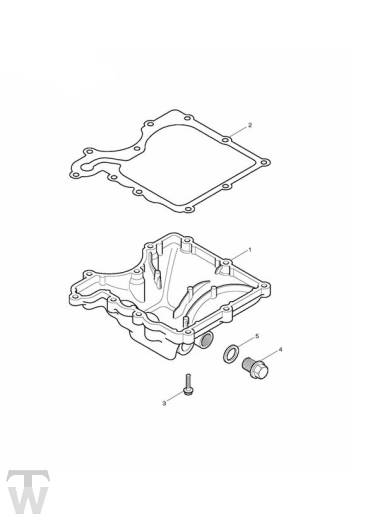 Oil Sump - Bonneville & SE from VIN380777