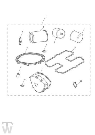 Servicekit bis FIN456551 - Bonneville & SE ab FIN380777