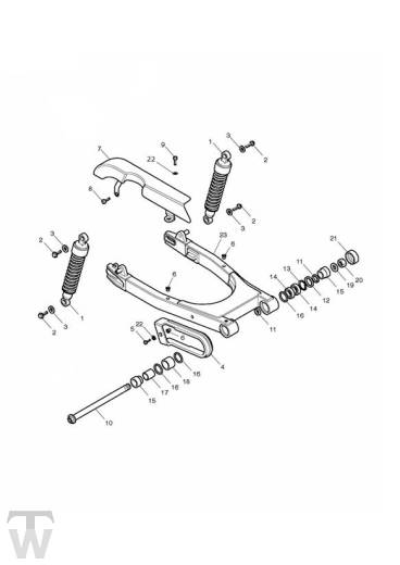 Schwinge - Bonneville & SE ab FIN380777