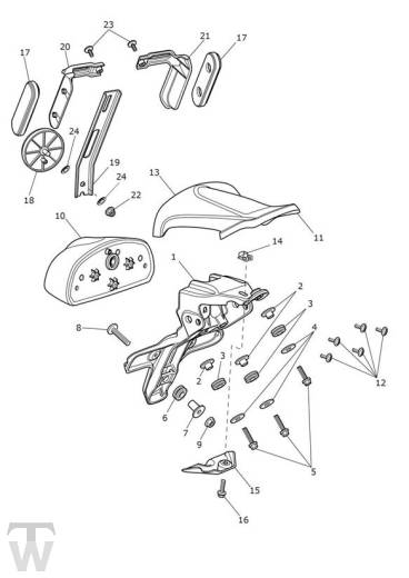 Heckleuchte alle und ACE CA - Bonneville T120 Black