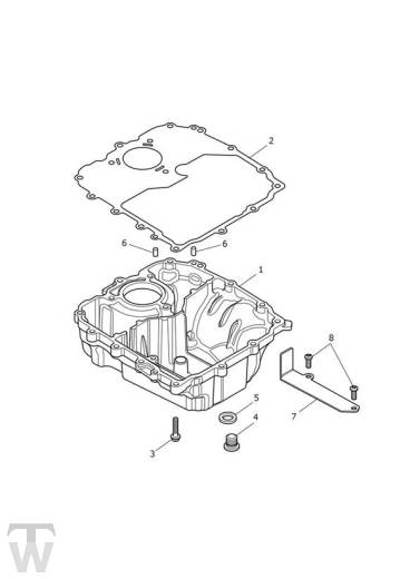 Ölwanne - Bonneville T100 LC
