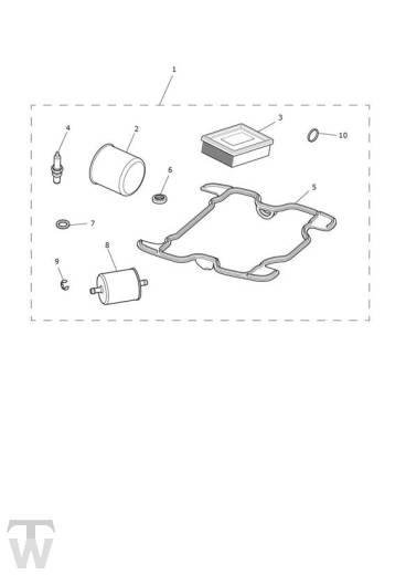 Servicekit - Bonneville T100 LC Black